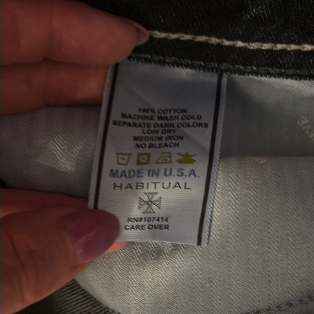 Habitual straight leg low rise jeans Sz 28 - Picture 4 of 11